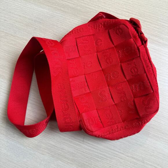 Supreme Other - Supreme Red Woven Shoulder Bag - NEW - SS23